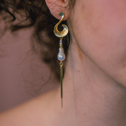 Sensual Swirls - earring - single